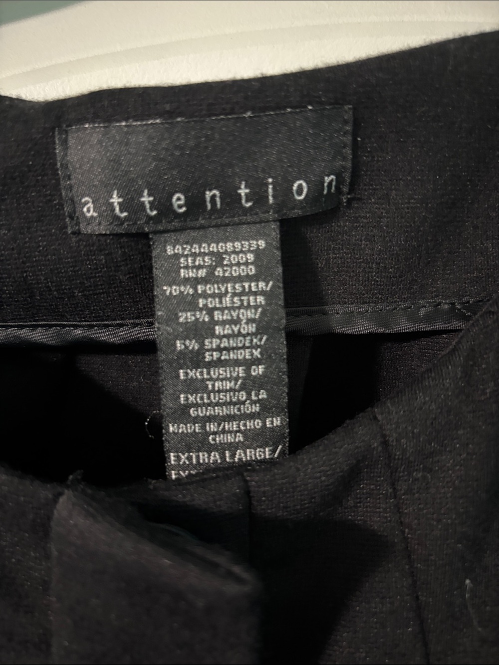 attention Black Pleated Open-Front Cropped Jacket - Picture 2 of 6